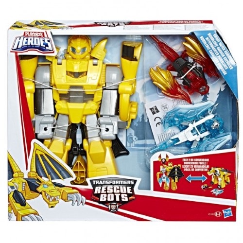  Playskool Heroes Transformers Rescue Bots Large Knight Watch Bumblebee  